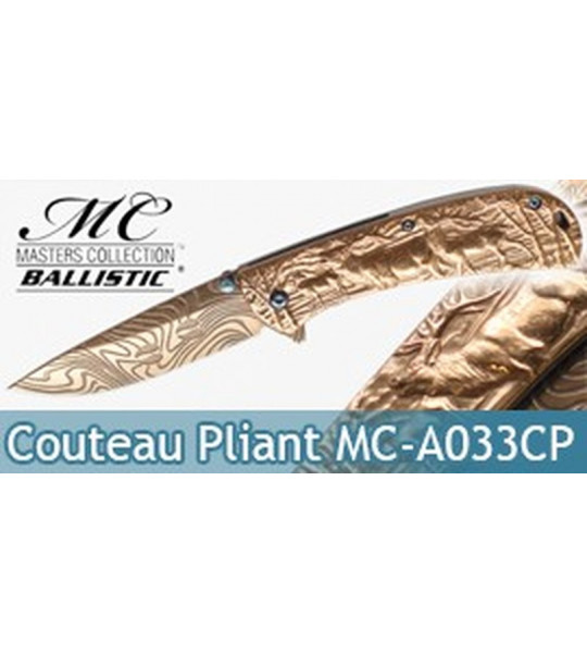 Couteau Pliant Bronze Cerf Masters Colection MC-A033CP