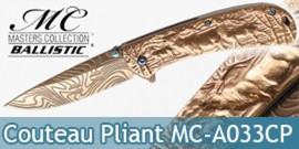 Couteau Pliant Bronze Cerf Masters Colection MC-A033CP