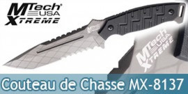 Couteau de Chasse Mtech USA Xtreme MX-8137BK