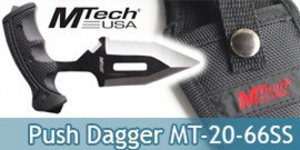 Couteau Push Dagger Mtech USA MT-20-66SS