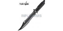 Couteau de Survie Black Survivor HK-769BK Poignard