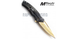 Couteau Pliant Gold Edition MT-A917BG Mtech USA