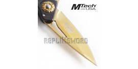 Couteau Pliant Gold Edition MT-A917BG Mtech USA