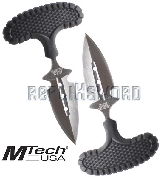 Set 2 Couteaux Push Dagger MT-20-46BK Mtech USA