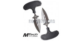 Set 2 Couteaux Push Dagger MT-20-46BK Mtech USA