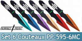 Set 6 Couteaux de Lancer PP-595-6MC Perfect Point