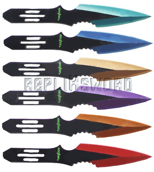 Set 6 Couteaux de Lancer PP-595-6MC Perfect Point Set 6 Couteaux de Lancer PP-595-6MC Perfect Point