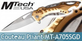Couteau de Poche Gold Mtech USA MT-A705SGD