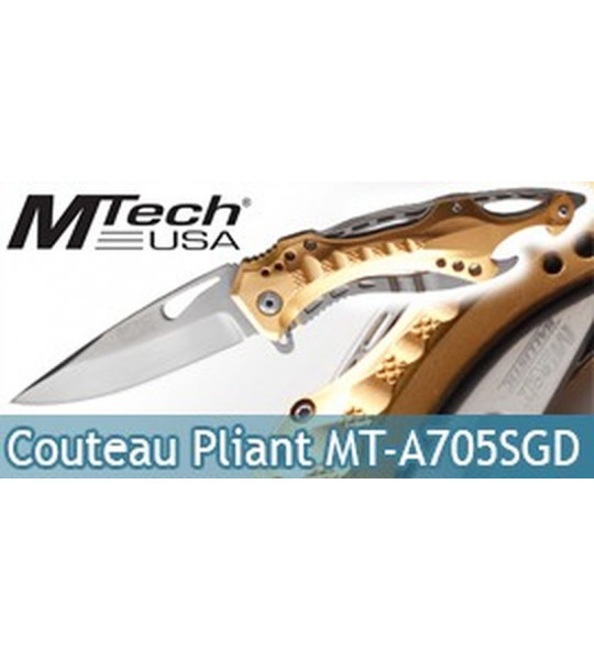 Couteau de Poche Gold Mtech USA MT-A705SGD