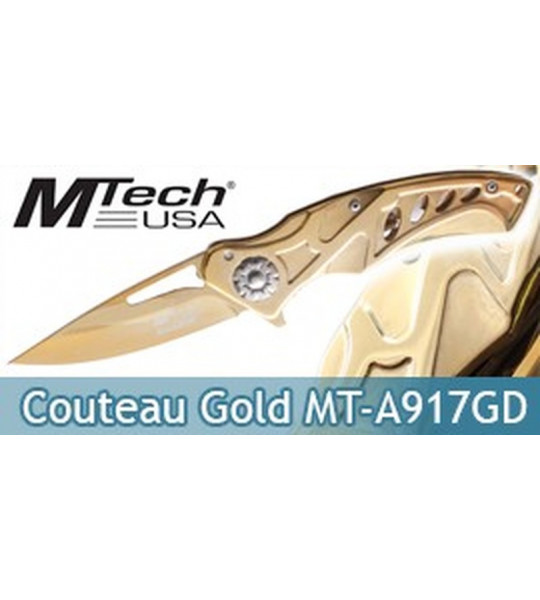 Couteau de Poche Gold Edition MT-A917GD