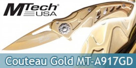 Couteau de Poche Gold Edition MT-A917GD