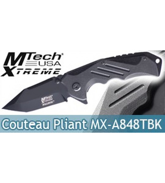 Couteau de Poche Tactique Mtech Xtreme MX-A848TBK