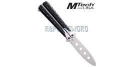 Couteau Papillon Balisong Entrainement Silver MT-872SL