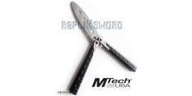 Couteau Papillon Balisong Entrainement Silver MT-872SL