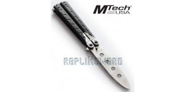 Couteau Papillon Balisong Entrainement Silver MT-872SL