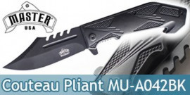 Couteau Pliant Black Master USA MU-A042BK