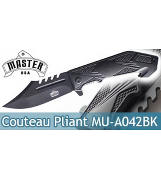 Couteau Pliant Black Master USA MU-A042BK