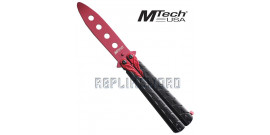 Couteau Papillon Balisong Entrainement Red MT-872RD