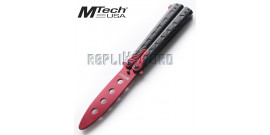 Couteau Papillon Balisong Entrainement Red MT-872RD