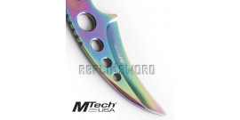 Couteau Karambit Rainbow Mteh USA MT-664TI