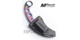 Couteau Karambit Rainbow Mteh USA MT-664TI