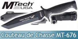 Couteau de Chasse Black Mtech USA MT-676TB