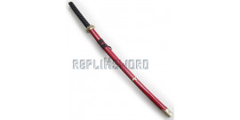 Katana Red Flower Epee Sabre Decoration SH-596