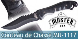 Petit Couteau de Chasse Master USA MU-1117BK