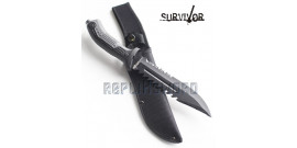 Couteau de Survie Poignard Tactique HK-793BK