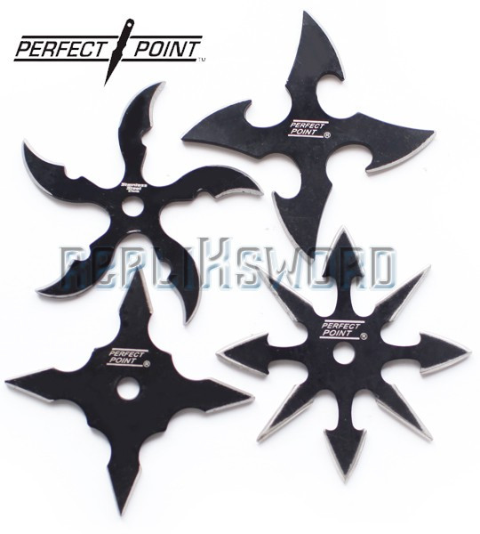 Lot 4 Mini Shurikens Ninja Etoile de Lancer RC-107-4B