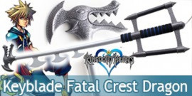 Kingdom Hearts Keyblade Fatal Crest Dragon Replique