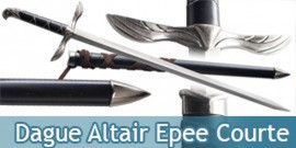 Dague Altair Epee Courte + Fourreau Replique