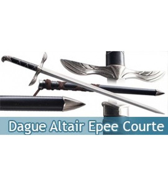 Dague Altair Epee Courte + Fourreau Replique