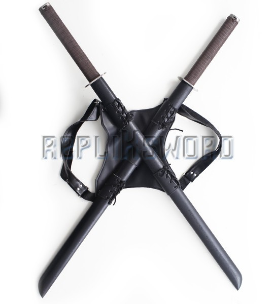 Double Katana Deadpool Epee Sabre Wade Wilson Double Katana Deadpool Epee Sabre Wade Wilson