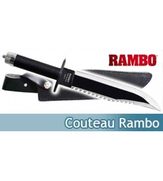 Couteau de Rambo Poignard Dague de Combat + Etui