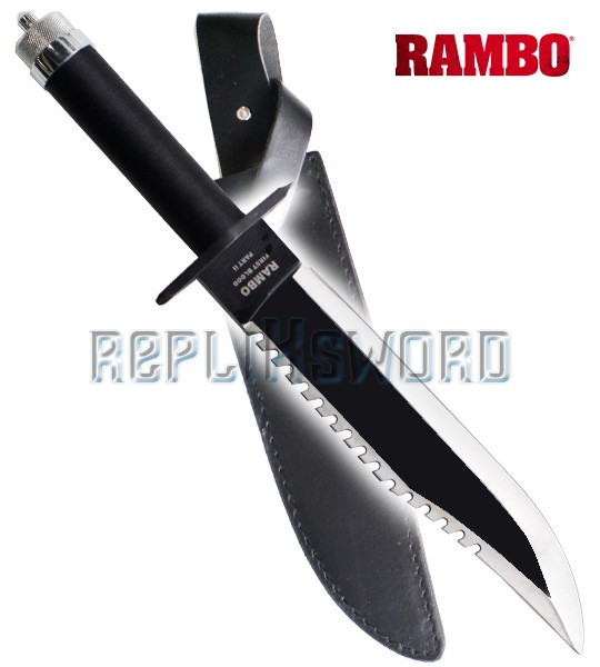Couteau de Rambo Poignard Dague de Combat + Etui