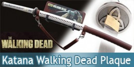 Walking Dead Katana Michonne Sabre + Support