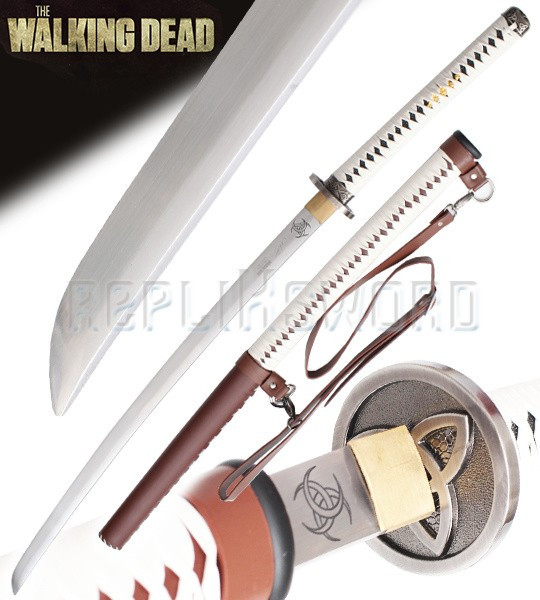 Walking Dead Katana Michonne Sabre + Support