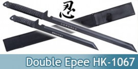Double Epee Ninja Ninjato Sabre HK-1067 Shinobi