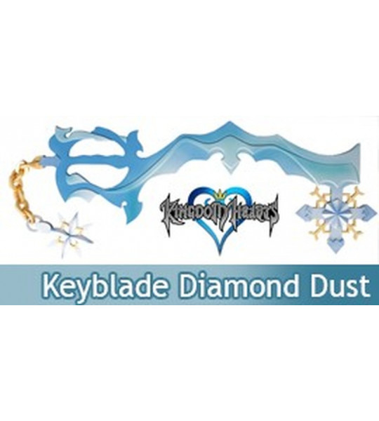 Kingdom Hearts Keyblade Diamond Dust Gemme de Glace