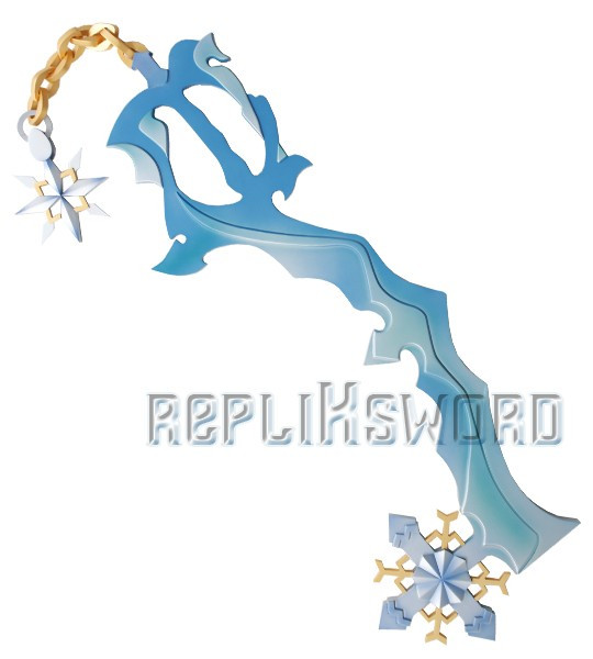 Kingdom Hearts Keyblade Diamond Dust Gemme de Glace