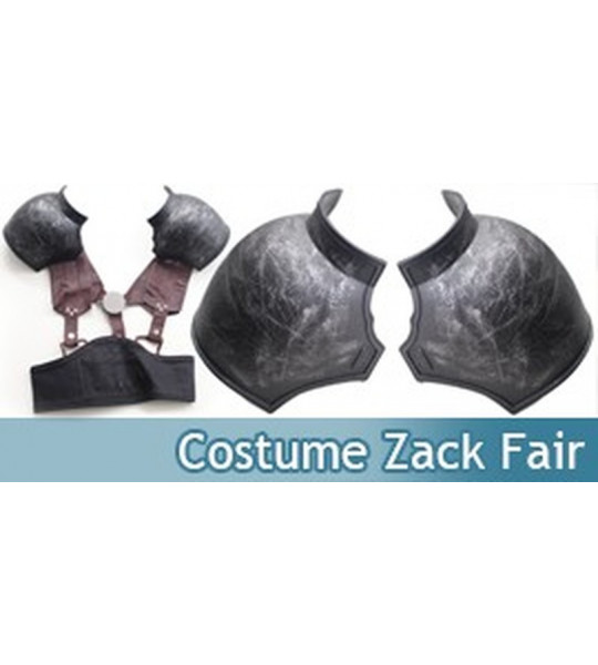 Costume Zack Fair Cosplay avec Epauliere