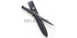 Couteau Rambo Double Tranchant Poignard Dague