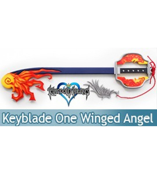 Kingdom Hearts Keyblade One Winged Angel Fire Feu