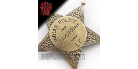Etoile de Police Indian Badge Replique Acier Replique