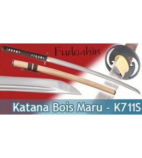 Fudoshin - Katana Forgé Bois Maru - K711S Sans Coffret
