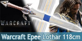 Warcraft Epee de Lothar Replique Acier 118cm