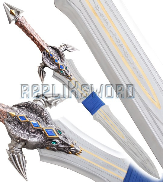 Warcraft Epee de Lothar Replique Acier 118cm Warcraft Epee de Lothar Replique Acier 118cm