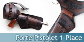 Ceinturon Cowboy Porte Pistolet Ceinture 1 Place