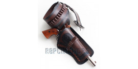 Ceinturon Cowboy Porte Pistolet Ceinture 1 Place